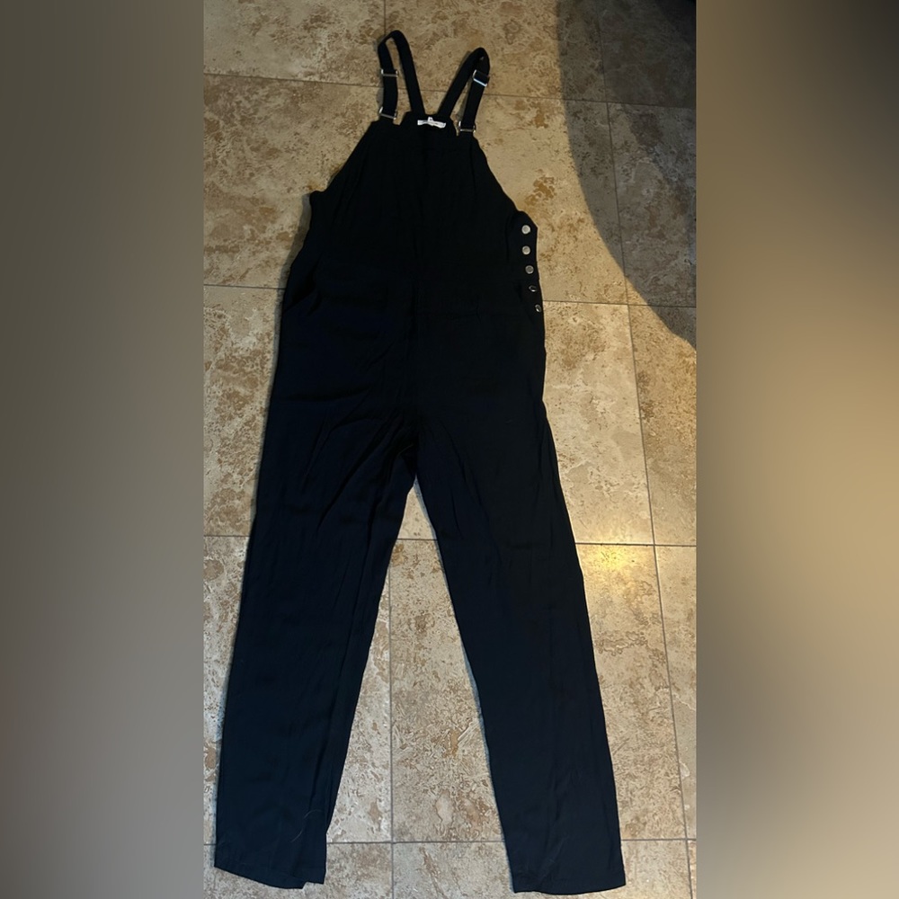 Black overalls